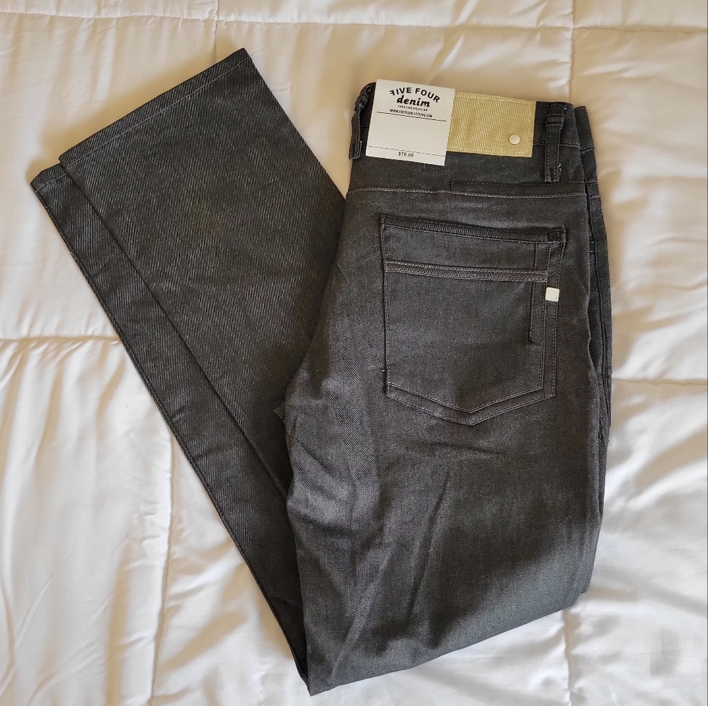 NWT men's Five Four Dres York Grey Jeans 31x32